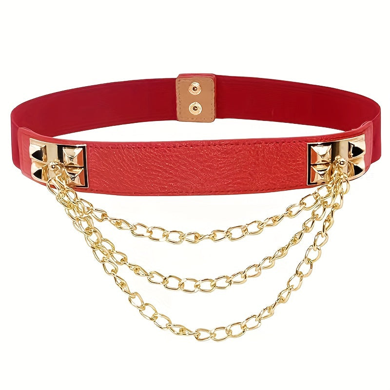 Ceinture Large en Simili Cuir pour Femme Positano — visuel 2