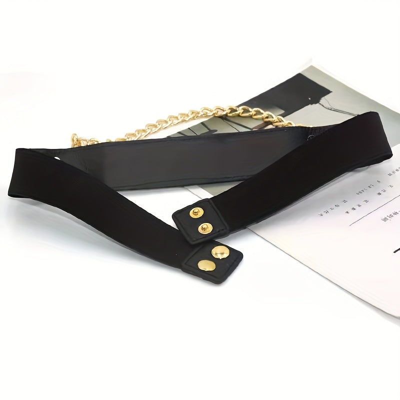 Ceinture Large en Simili Cuir pour Femme Positano — visuel 4