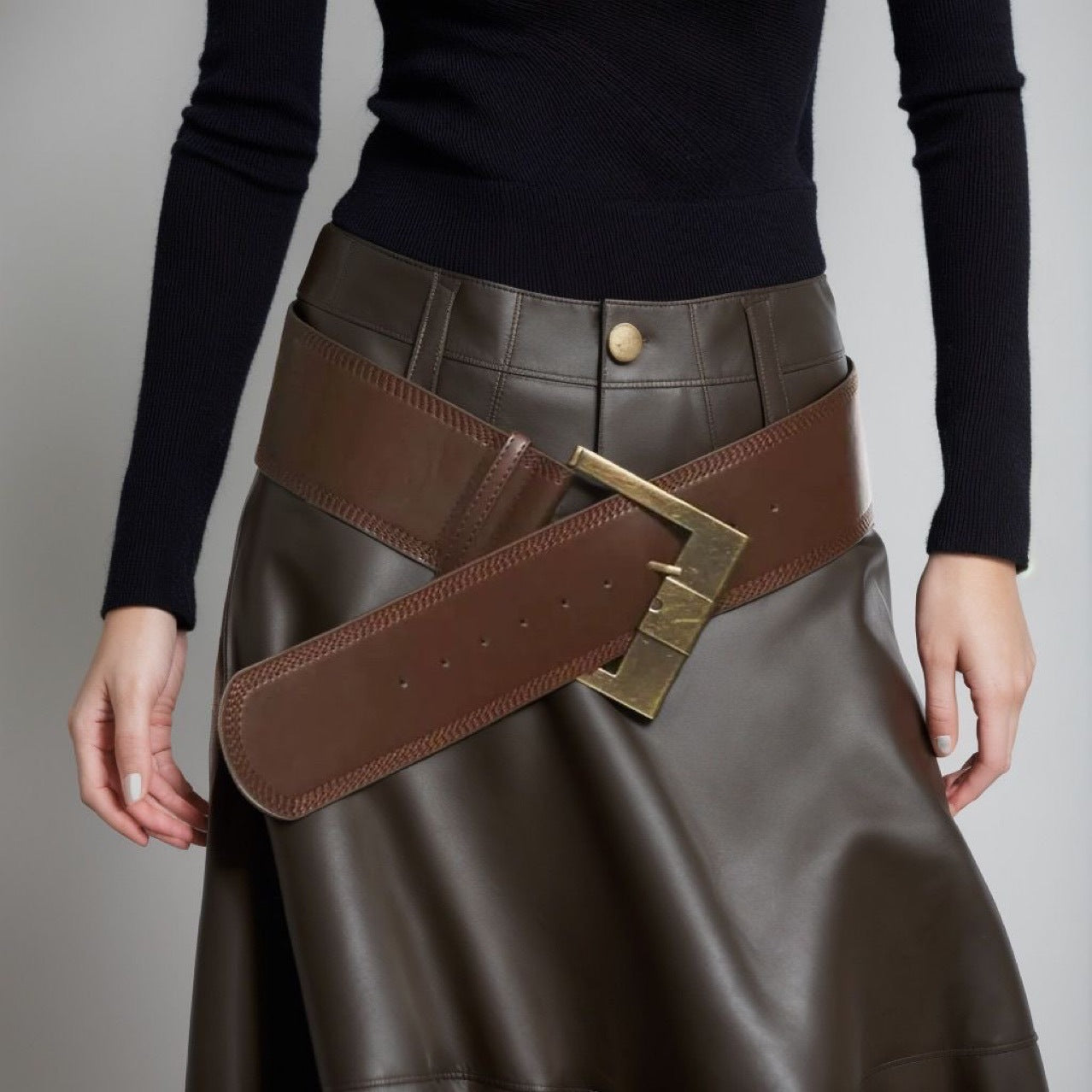 Ceinture Large en Tissu pour Femme Annick — visuel 1