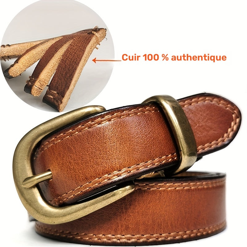Ceinture Luxe en Cuir pour Femme Manon — visuel 11