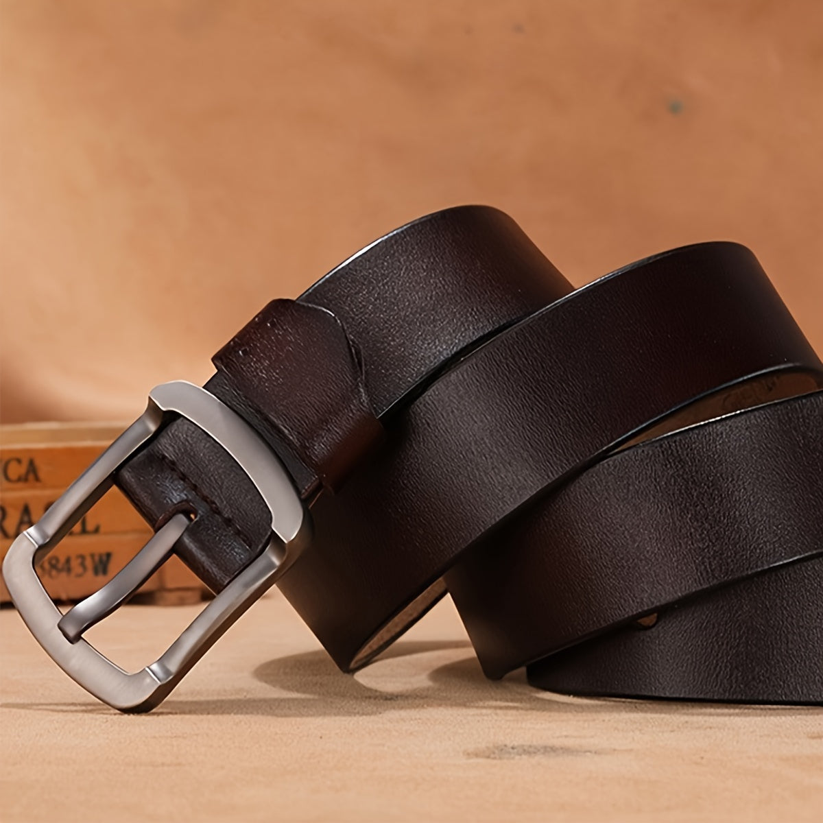 Ceinture Luxe en Cuir pour Homme Damase — visuel 3