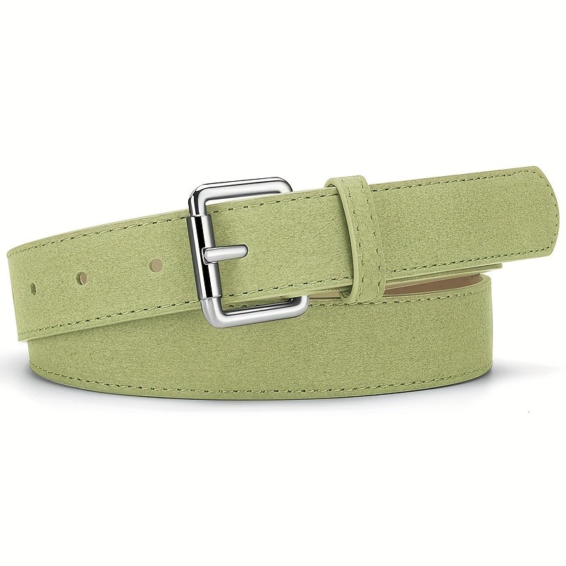 Ceinture Luxe en Simili Cuir pour Femme Brune — visuel 4