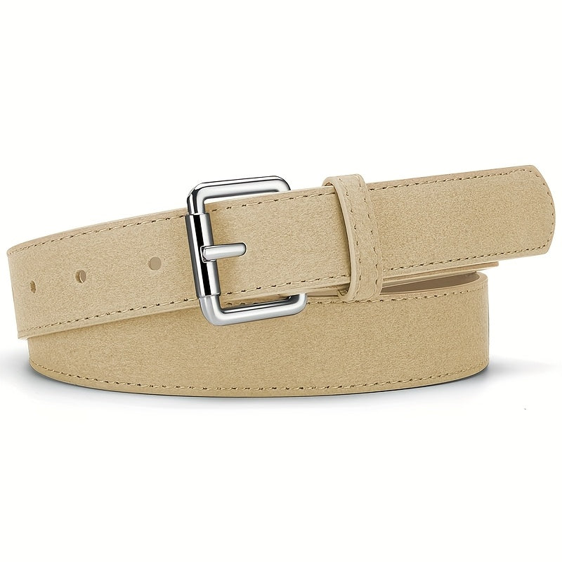 Ceinture Luxe en Simili Cuir pour Femme Brune — visuel 7