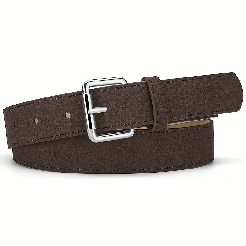Ceinture Luxe en Simili Cuir pour Femme Brune — visuel 9