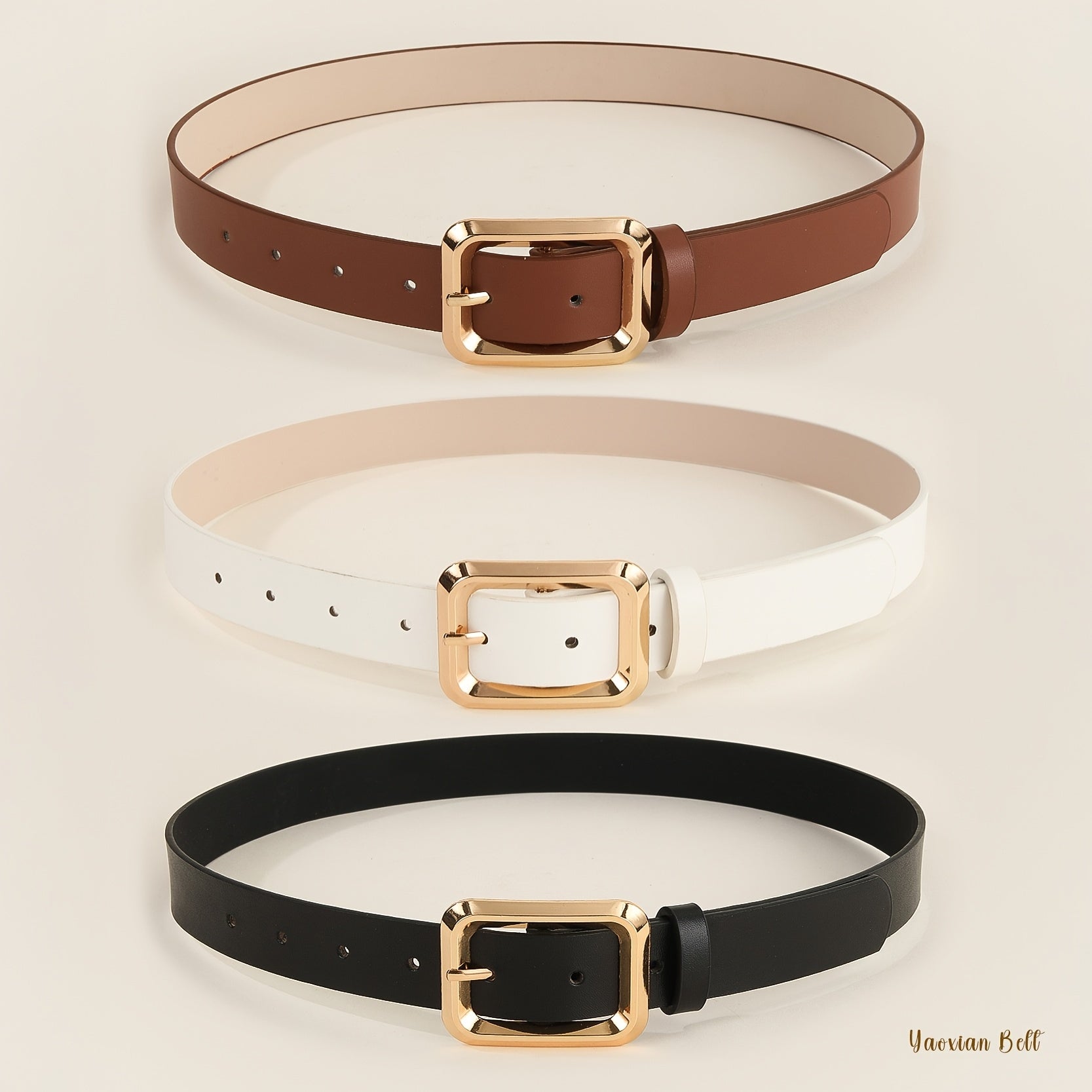 Ceinture Luxe en Simili Cuir pour Femme Clélie — visuel 1