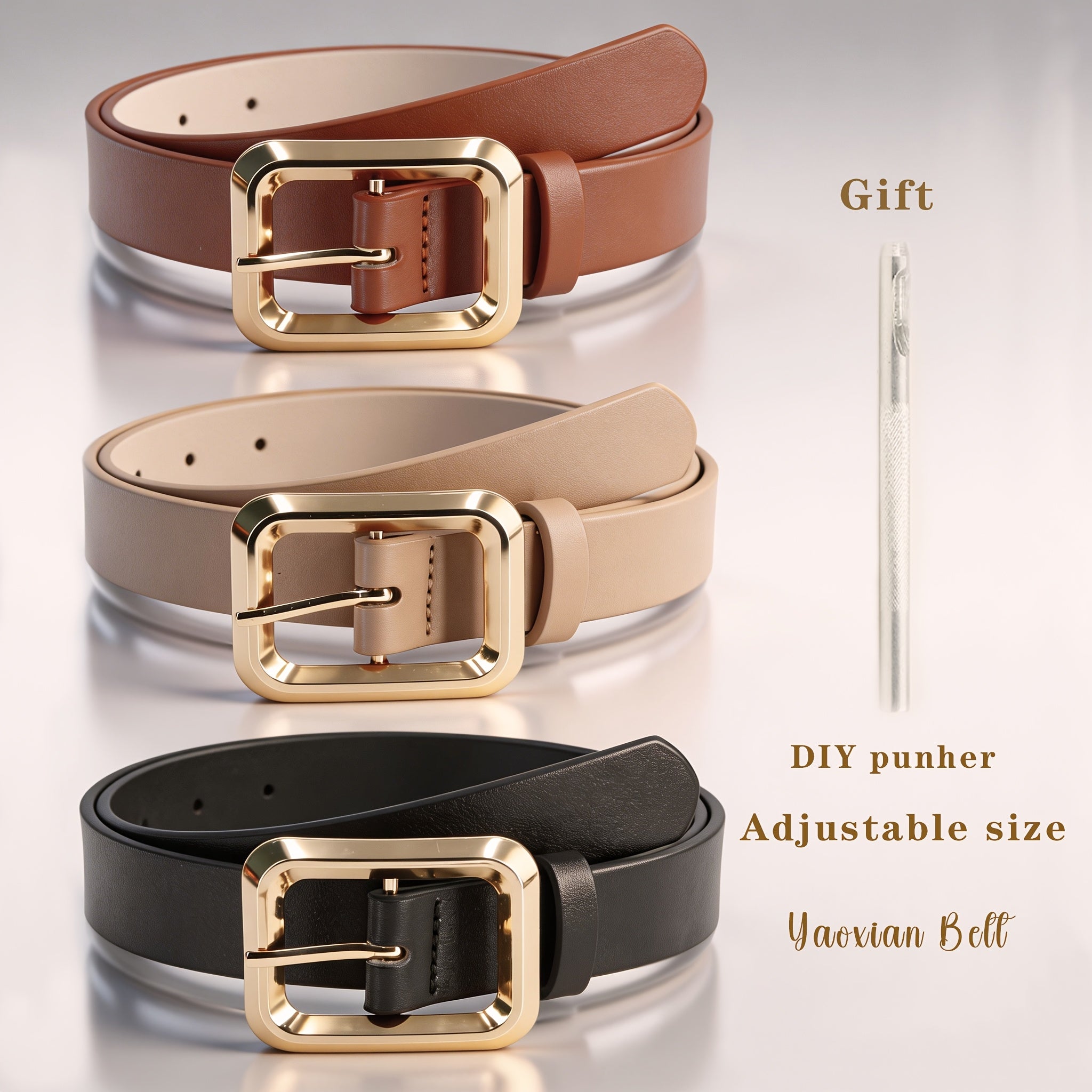 Ceinture Luxe en Simili Cuir pour Femme Clélie — visuel 3