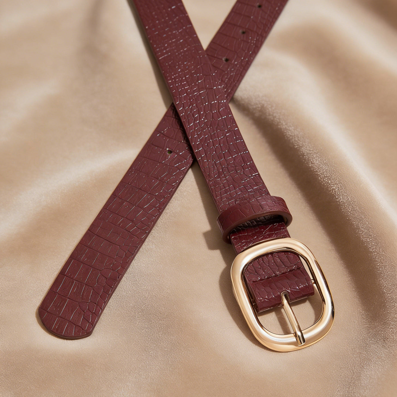 Ceinture Luxe en Simili Cuir pour Femme Jeanne — visuel 5