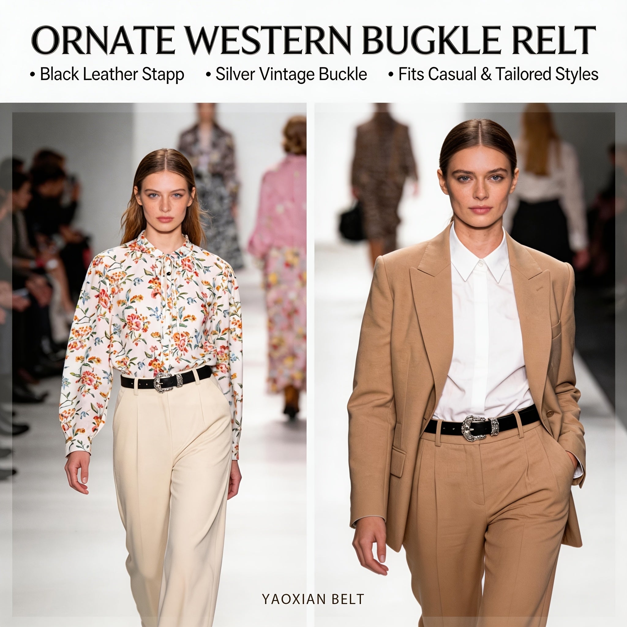 Ceinture Luxe en Simili Cuir pour Homme Grégoire — visuel 1