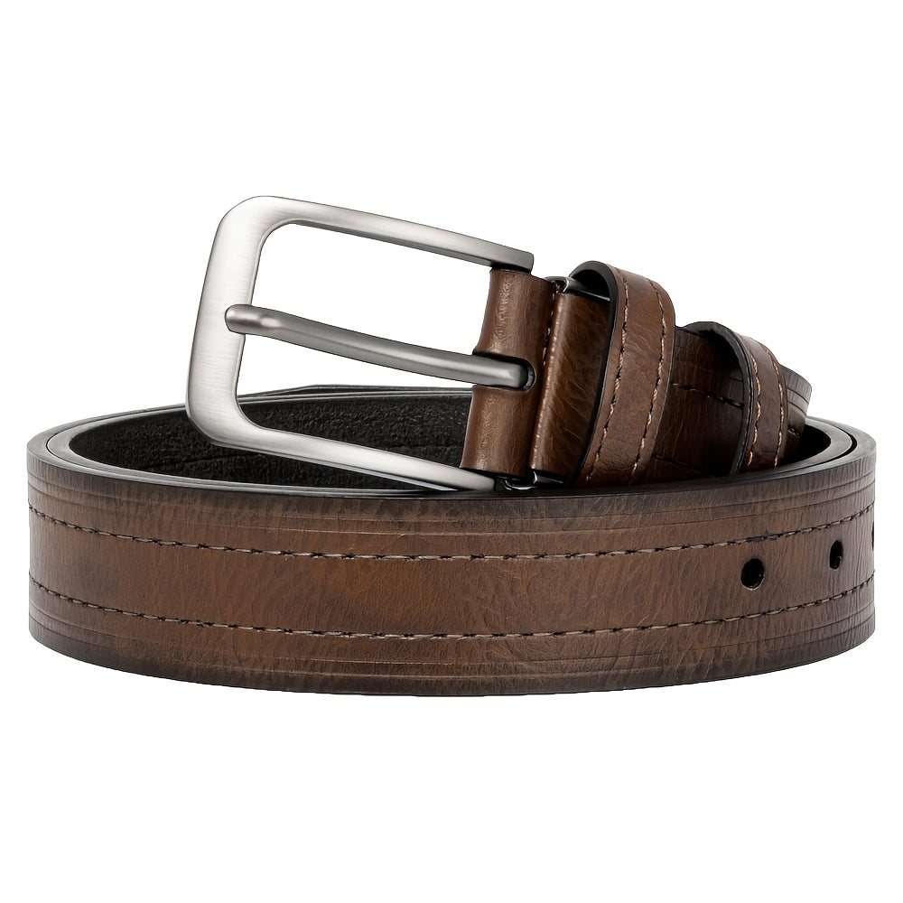 Ceinture Marron en Cuir pour Homme Charles — visuel 4