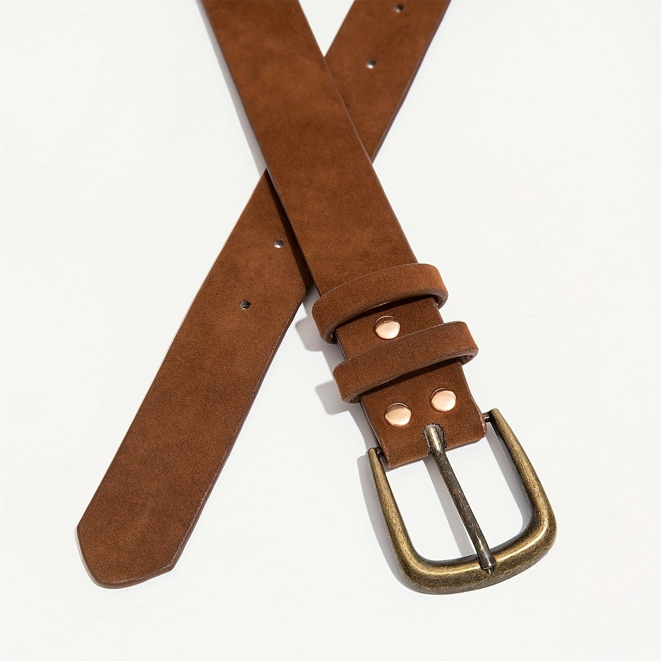 Ceinture Marron en Simili Cuir pour Femme Fanny — visuel 5