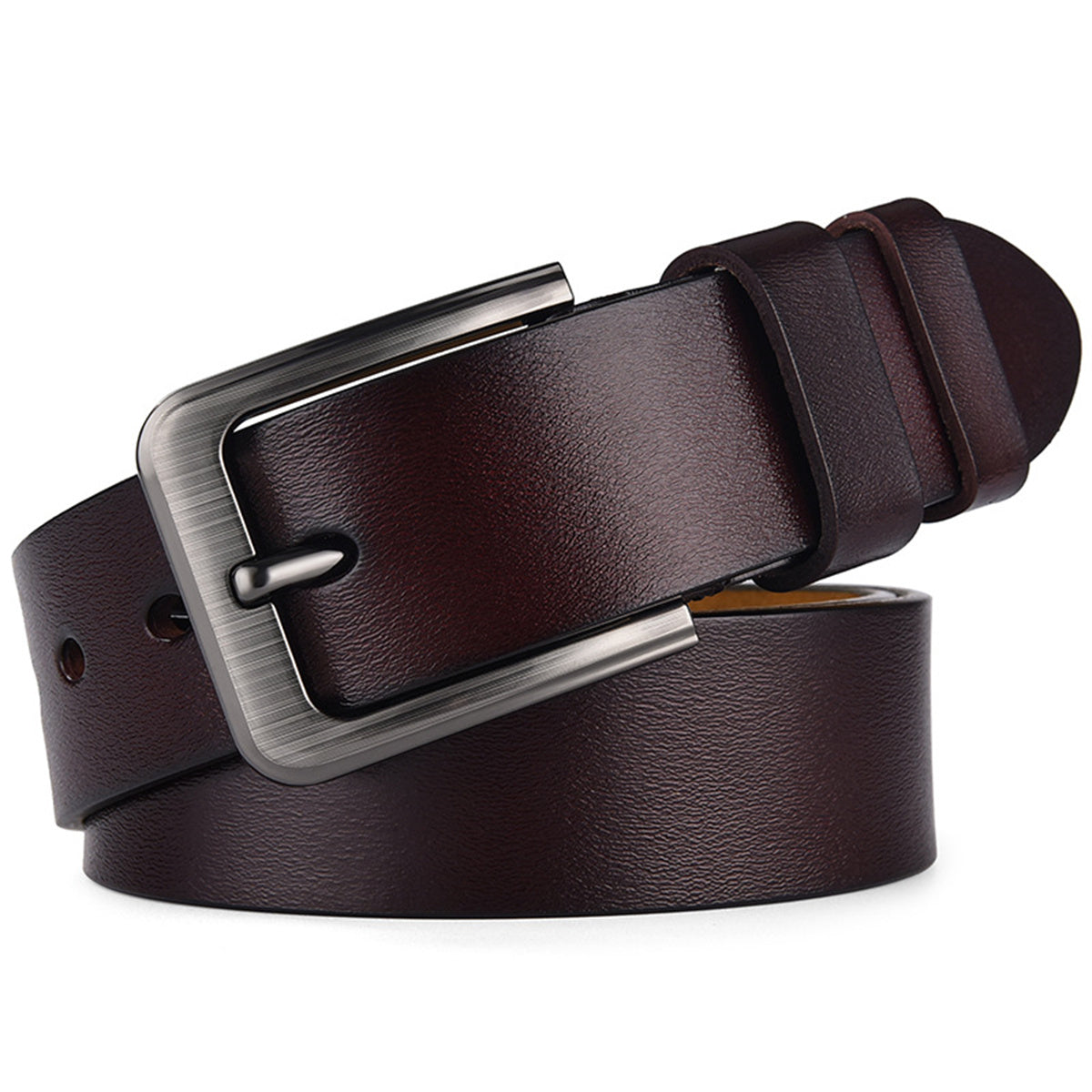Ceinture Marron en Simili Cuir pour Homme Faustin — visuel 1