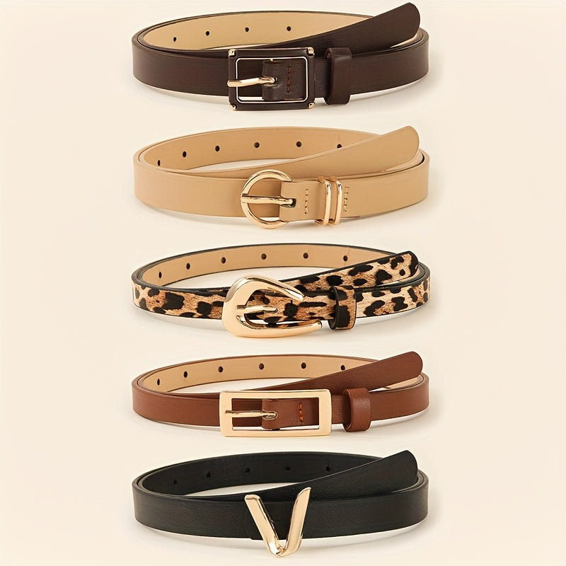 Ceinture Multicolore en Simili Cuir pour Femme Lorraine — visuel 1