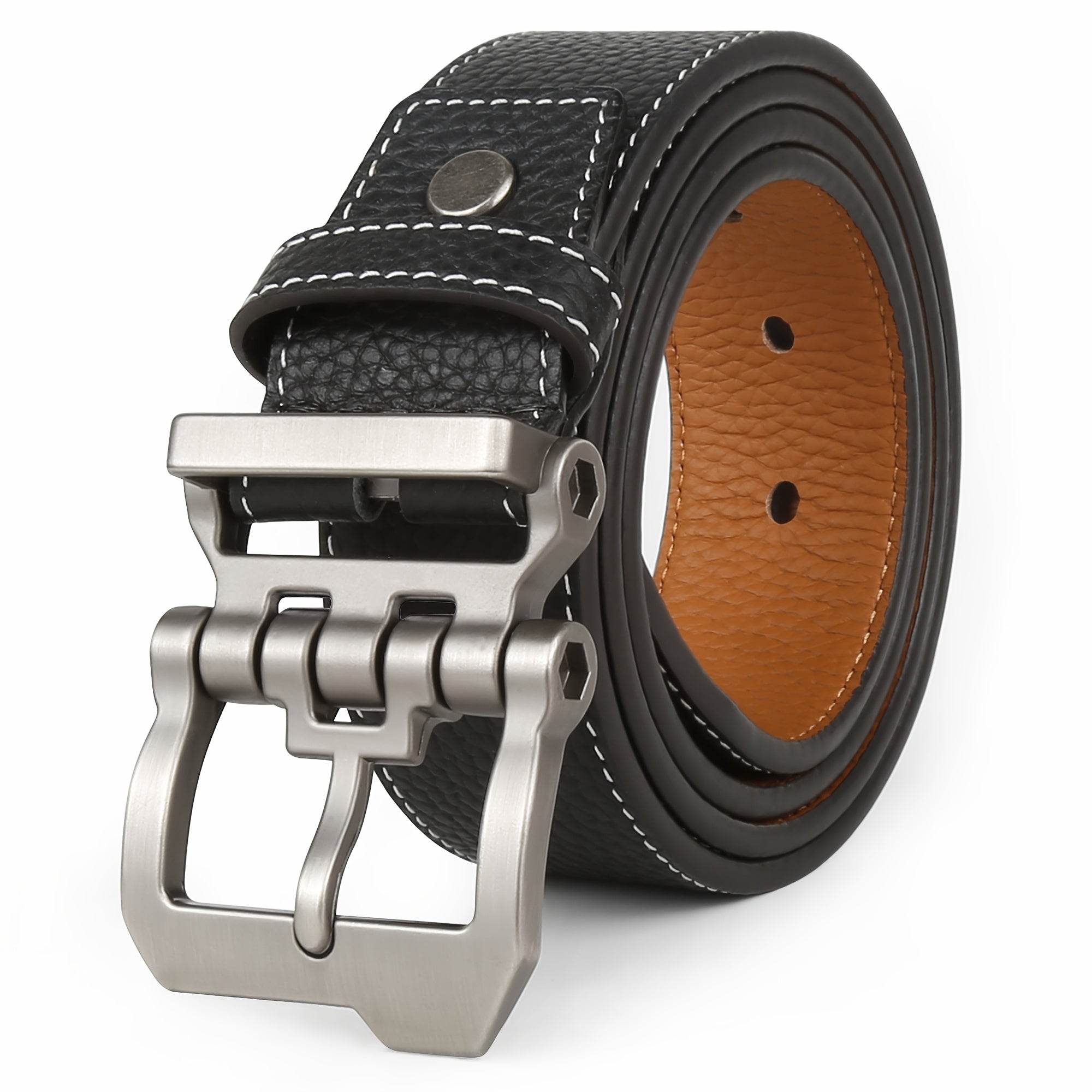 Ceinture Noire en Cuir pour Femme Alice — visuel 2