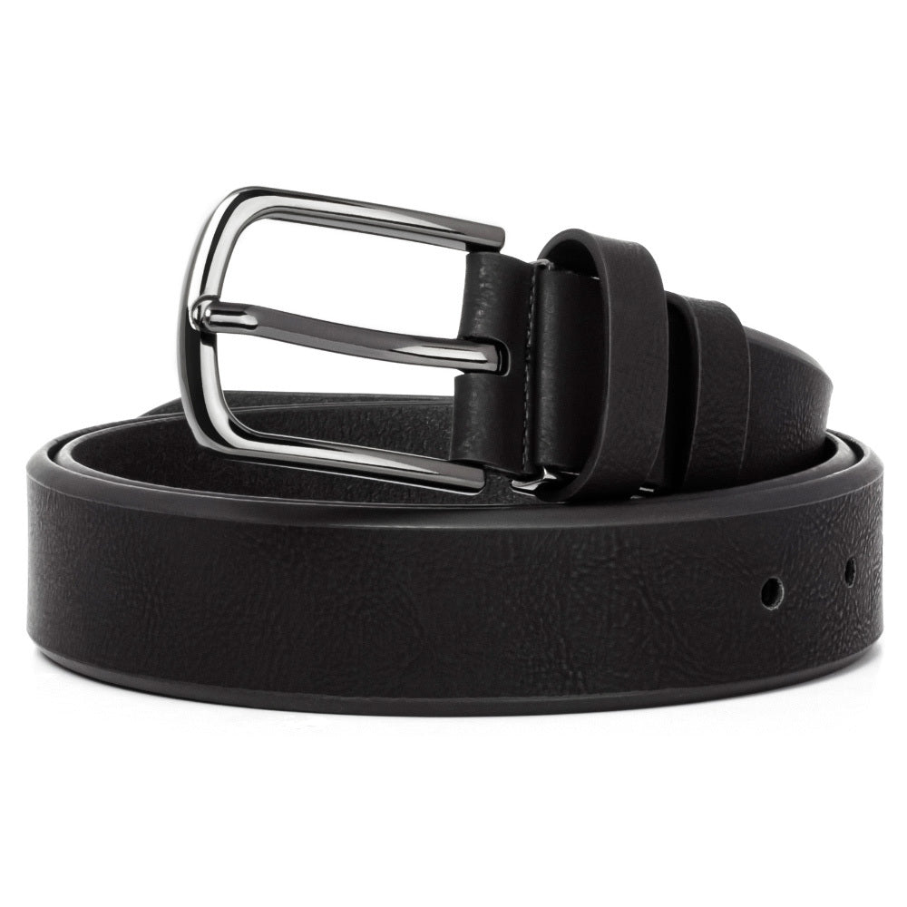 Ceinture Noire en Cuir pour Homme Baptiste — visuel 3