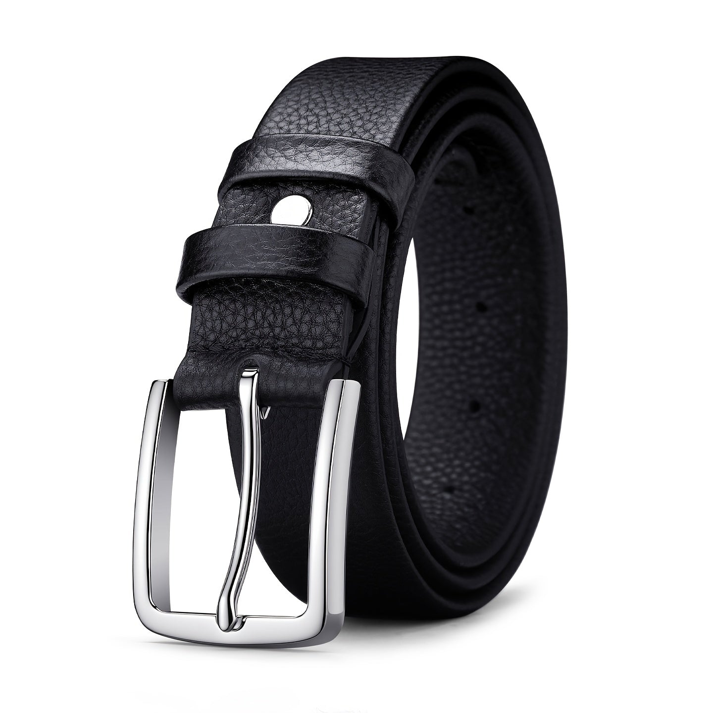 Ceinture Noire en Cuir pour Homme Gabin — visuel 1