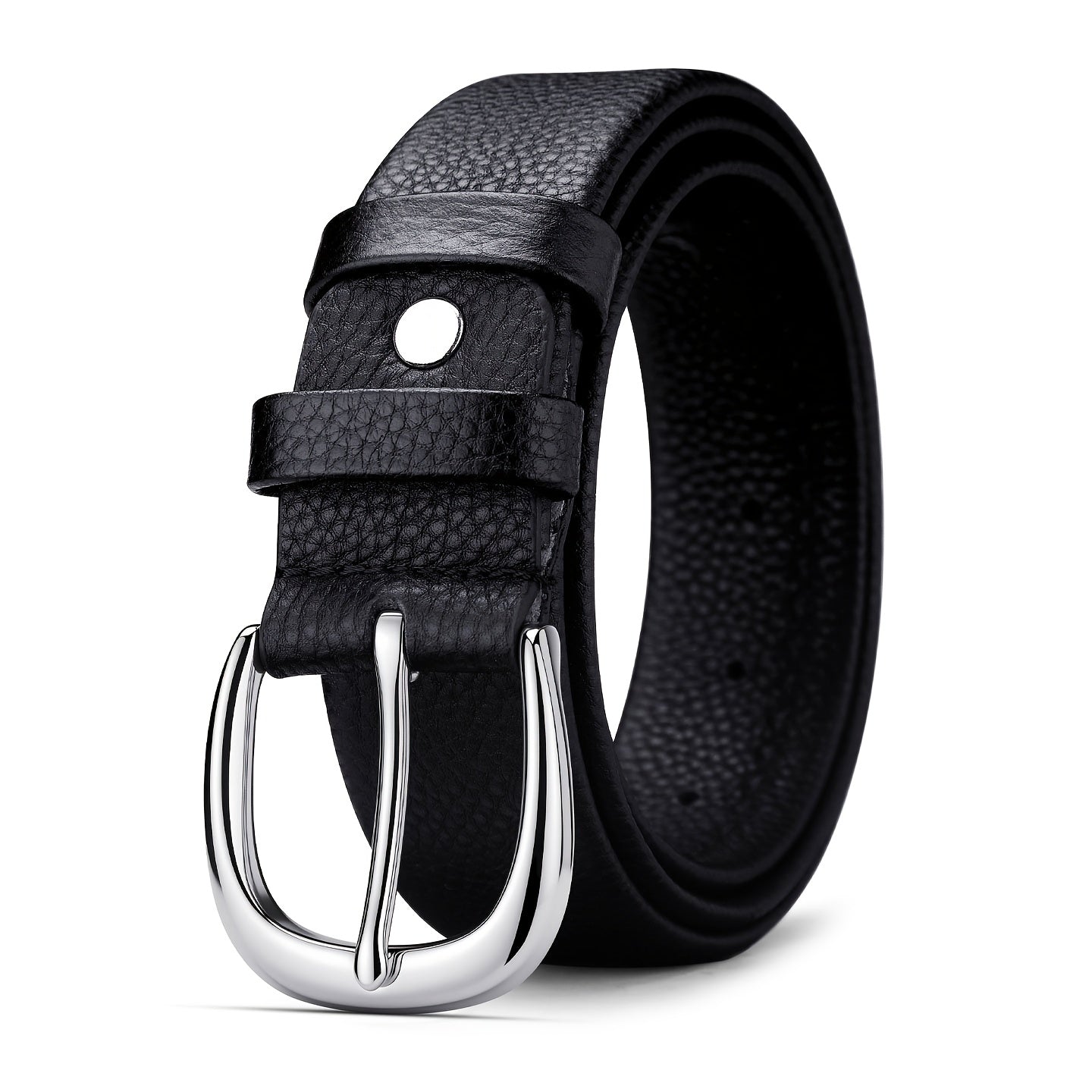 Ceinture Noire en Cuir pour Homme Gabin — visuel 2
