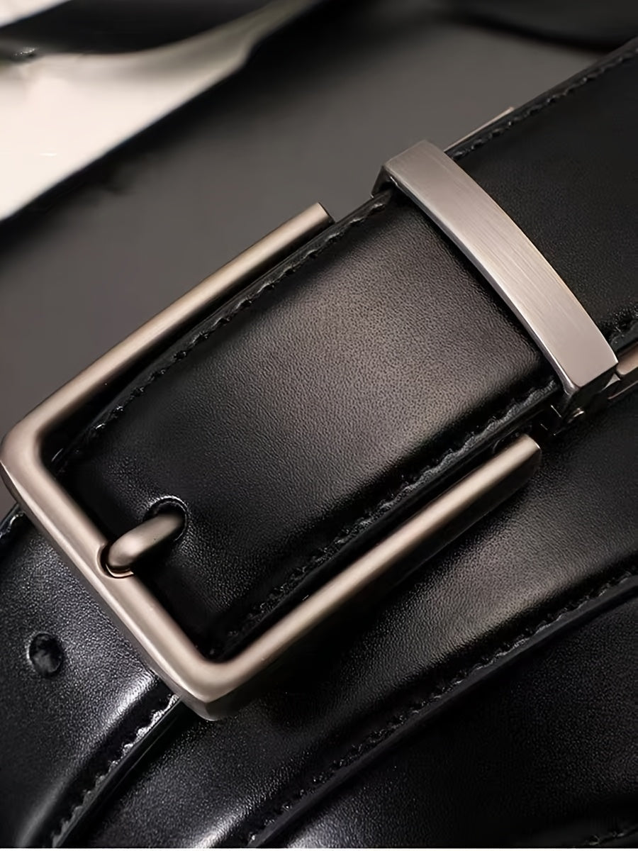 Ceinture Noire en Cuir pour Homme Paul — visuel 5