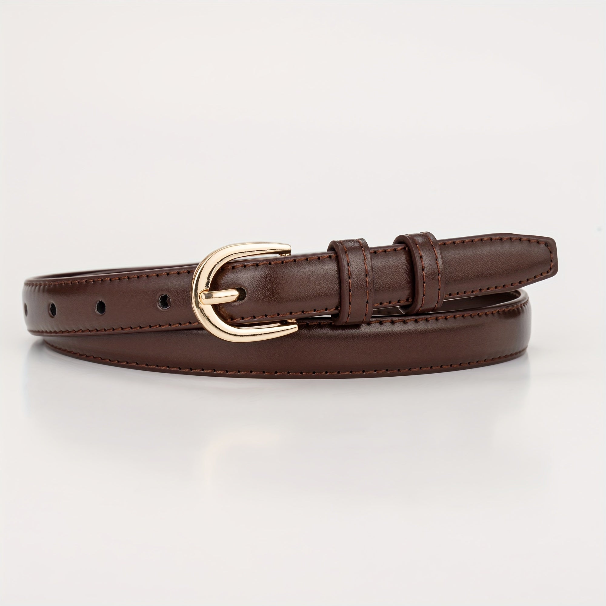 Ceinture Noire en Simili Cuir pour Femme Charline — visuel 3