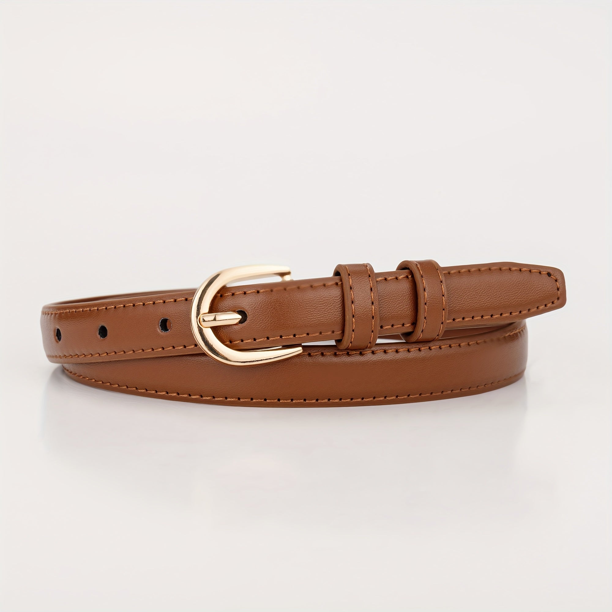 Ceinture Noire en Simili Cuir pour Femme Charline — visuel 4