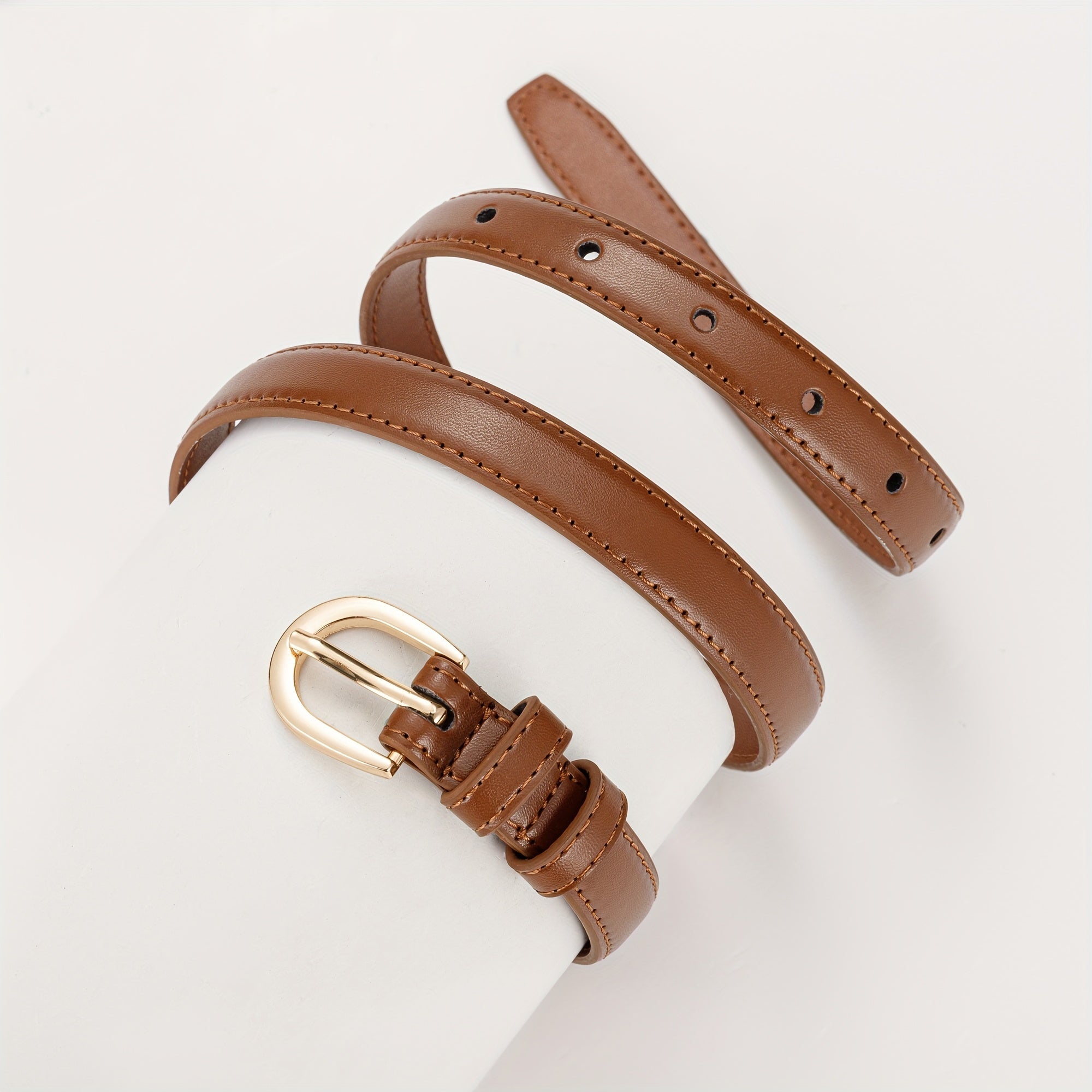 Ceinture Noire en Simili Cuir pour Femme Charline — visuel 5