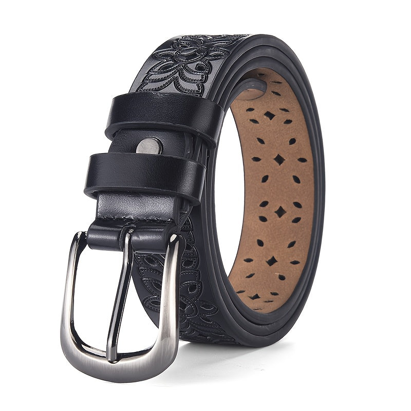 Ceinture Noire en Simili Cuir pour Femme Margaux — visuel 2