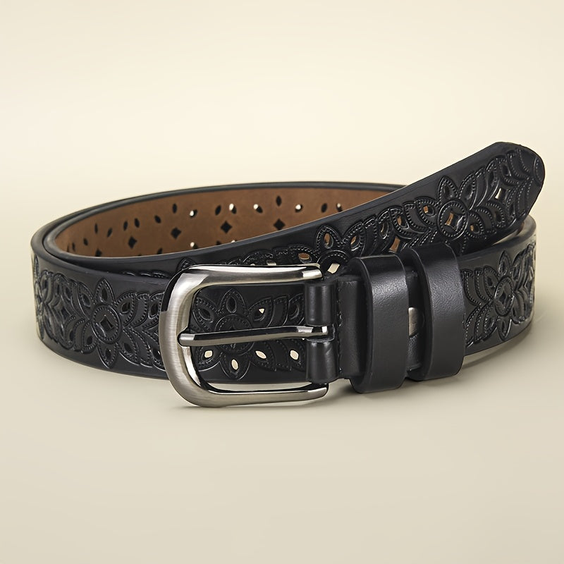 Ceinture Noire en Simili Cuir pour Femme Margaux — visuel 3
