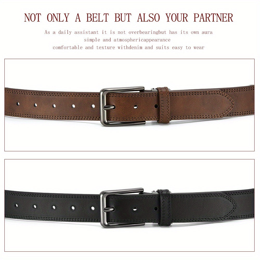 Ceinture Noire en Simili Cuir pour Homme Lancelot — visuel 5