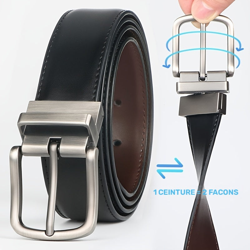Ceinture Réversible en Cuir pour Homme Prosper — visuel 10