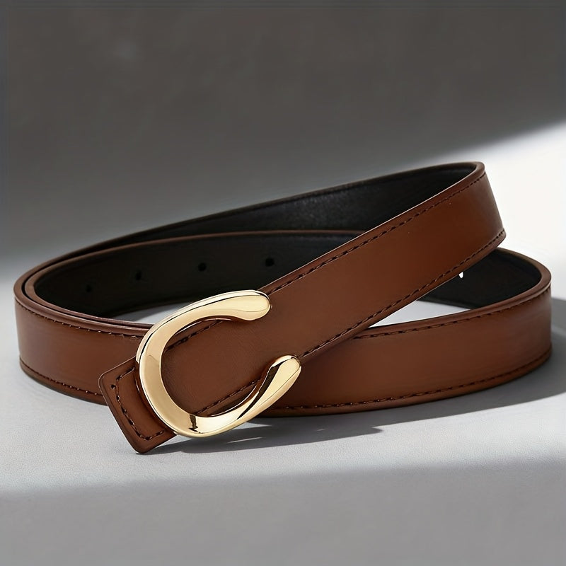 Ceinture Réversible en Simili Cuir pour Femme Gwenola — visuel 1