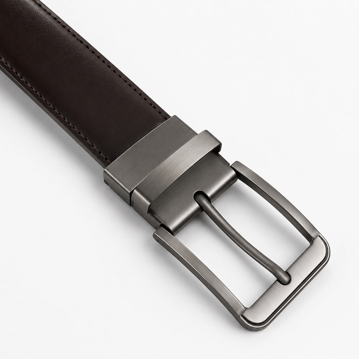 Ceinture Réversible en Simili Cuir pour Homme Olivier — visuel 10