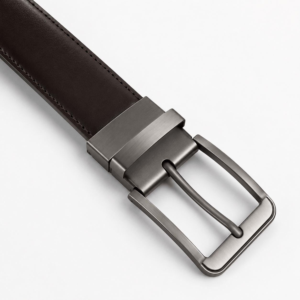 Ceinture Réversible en Simili Cuir pour Homme Olivier — visuel 3