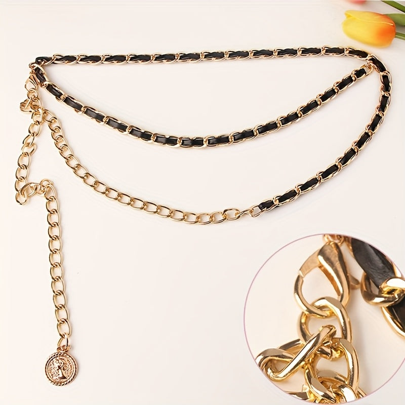 Ceinture Rouge en Simili Cuir pour Femme Ibiza — visuel 3