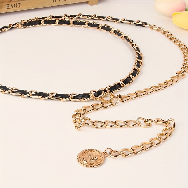Ceinture Rouge en Simili Cuir pour Femme Ibiza — visuel 5