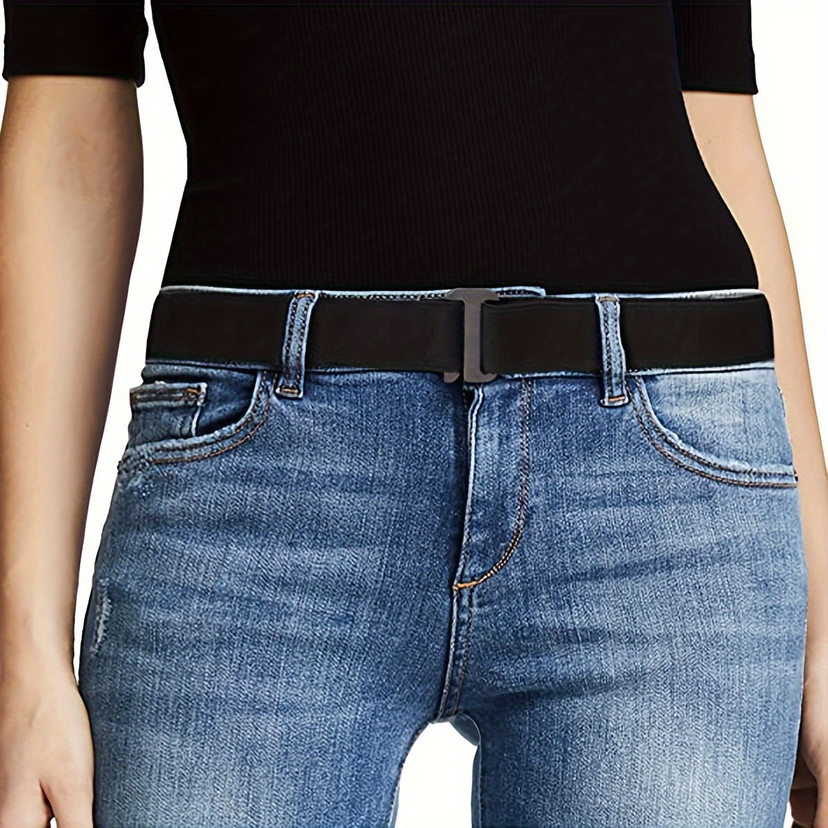 Ceinture Sans Boucle Élastique pour Femme Capri — visuel 1