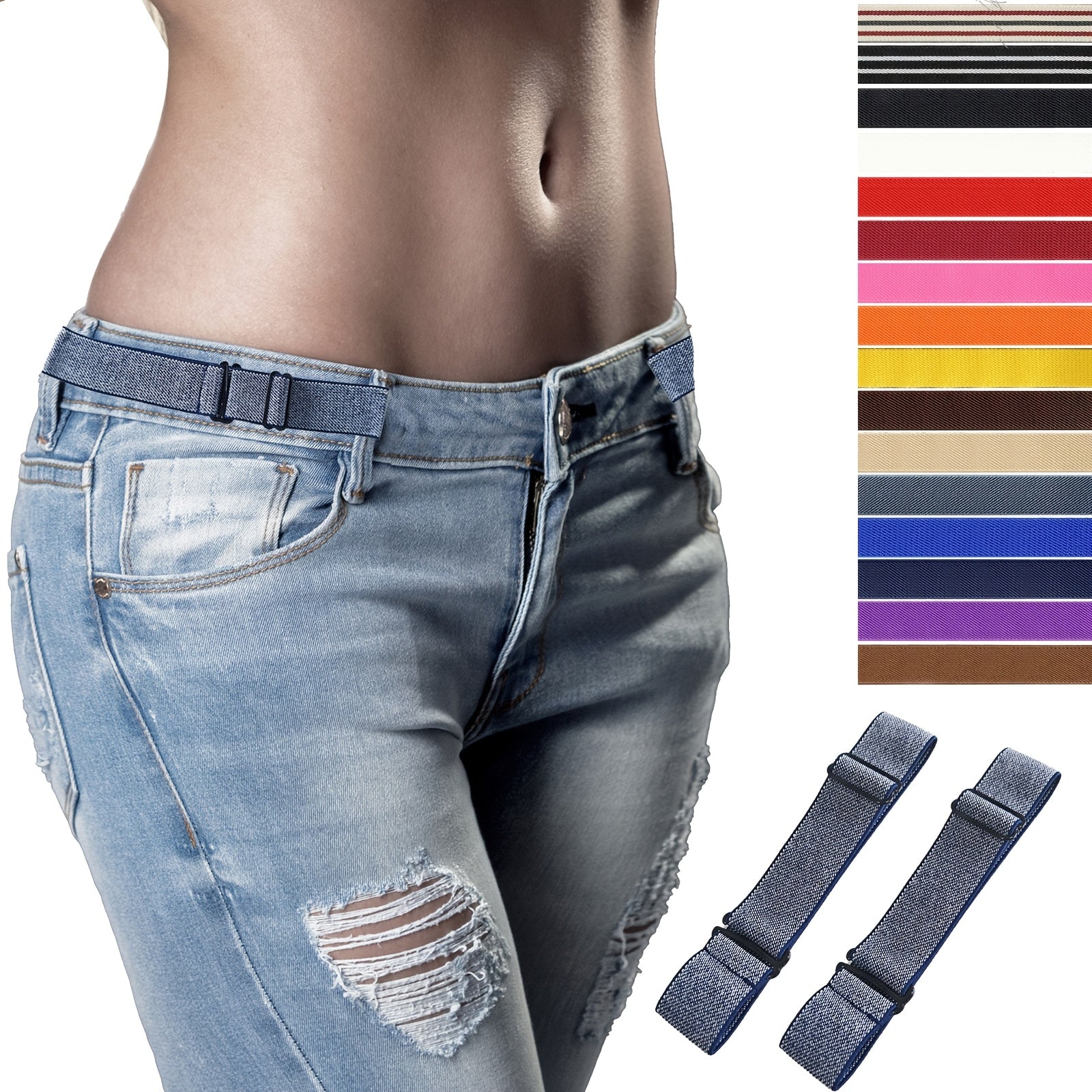 Ceinture Sans Boucle Élastique pour Homme Hartford — visuel 19