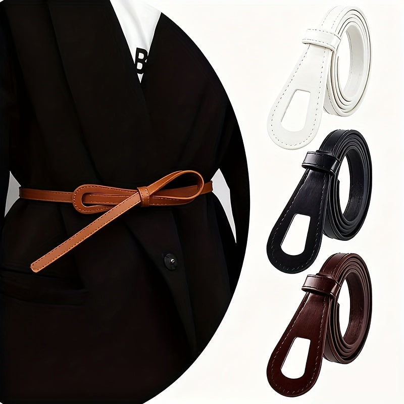 Ceinture Sans Boucle Fine pour Femme Merida — visuel 3