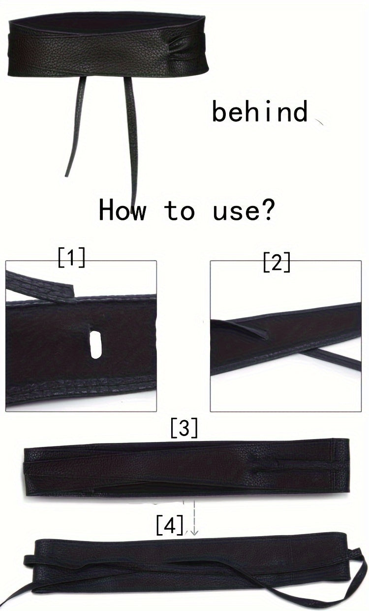 Ceinture Sans Boucle en Simili Cuir pour Femme Zelie — visuel 11