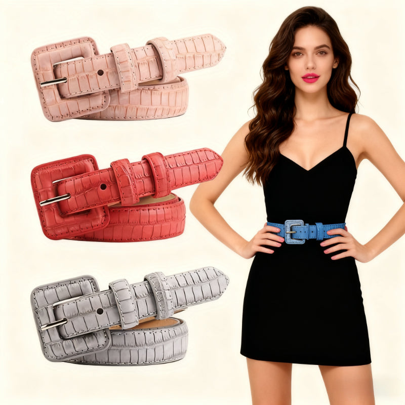 Ceinture Sans Boucle en Simili Cuir pour Homme Derby — visuel 8
