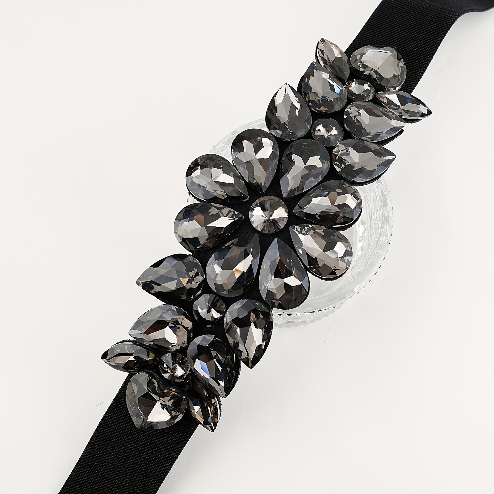 Ceinture Sans Boucle à Strass pour Femme Sintra — visuel 1