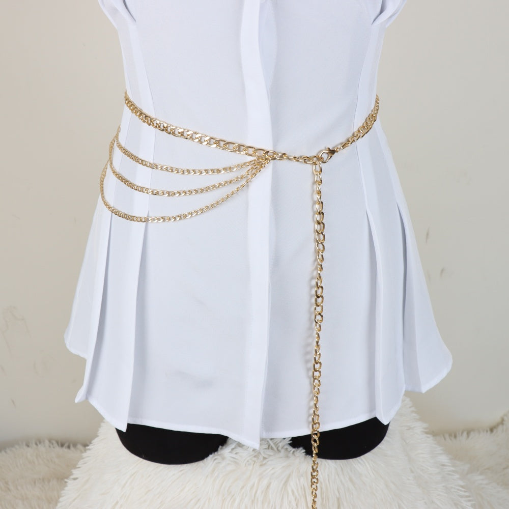 Ceinture Sans Boucle Western pour Femme Zermatt — visuel 2