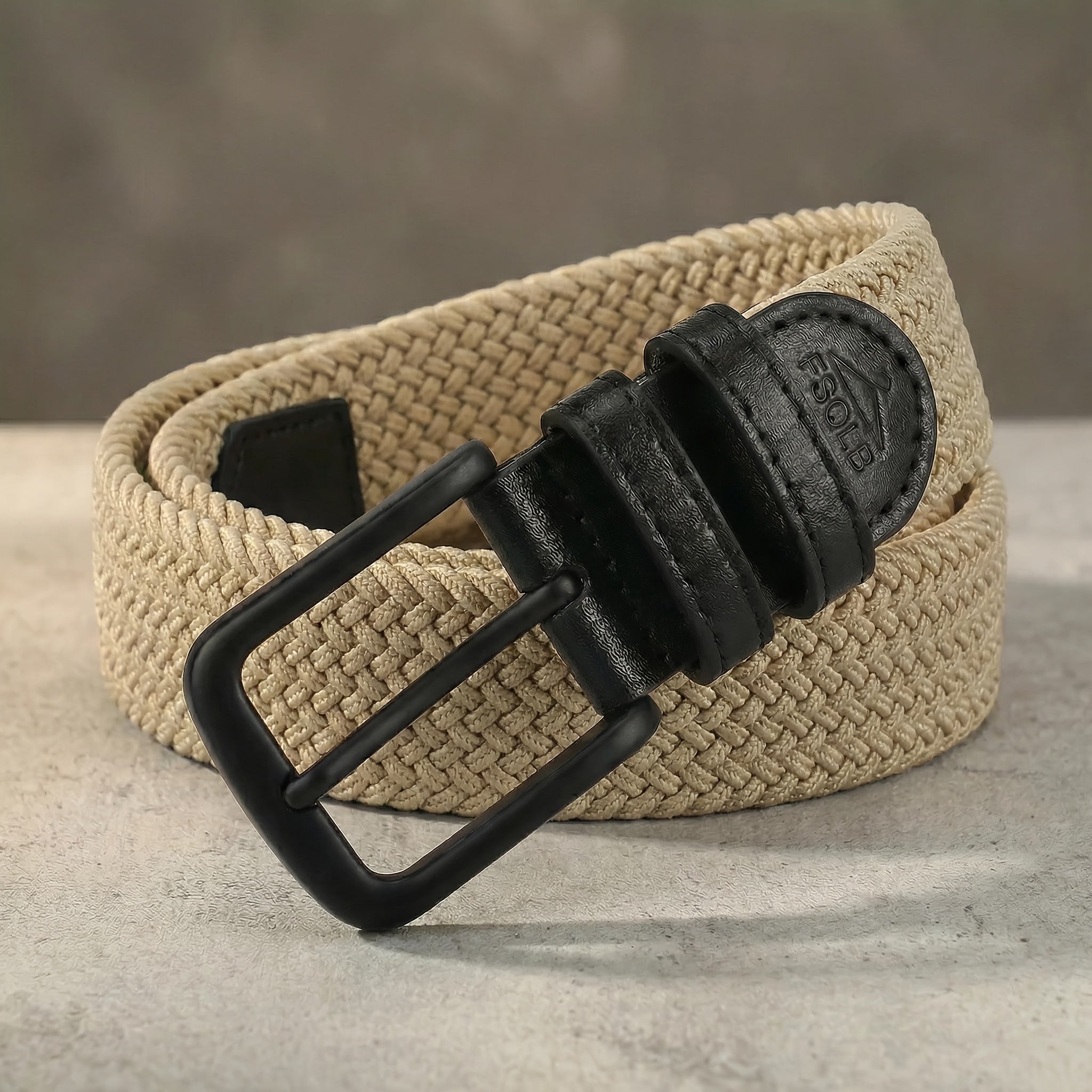 Ceinture Tressée Élastique pour Homme Samuel — visuel 3