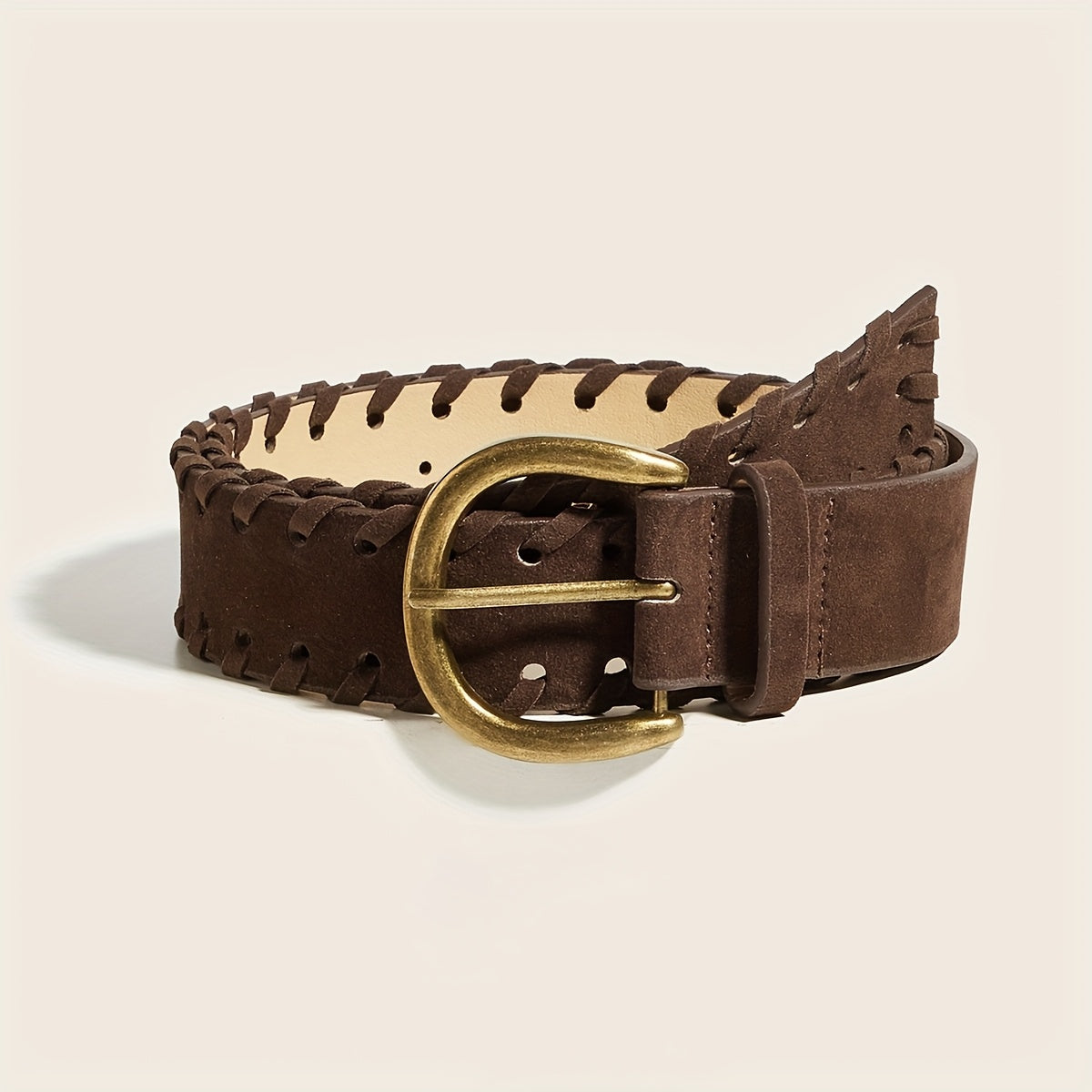Ceinture Tressée en Simili Cuir pour Femme Léonie — visuel 2