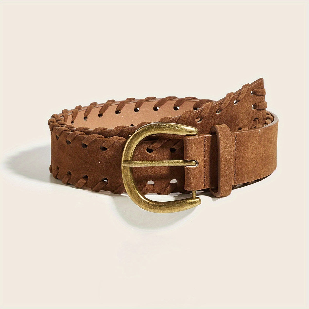 Ceinture Tressée en Simili Cuir pour Femme Léonie — visuel 3