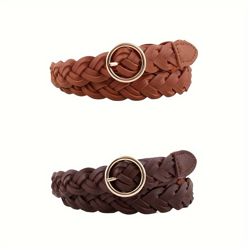 Ceinture Tressée en Simili Cuir pour Femme Noémie — visuel 5