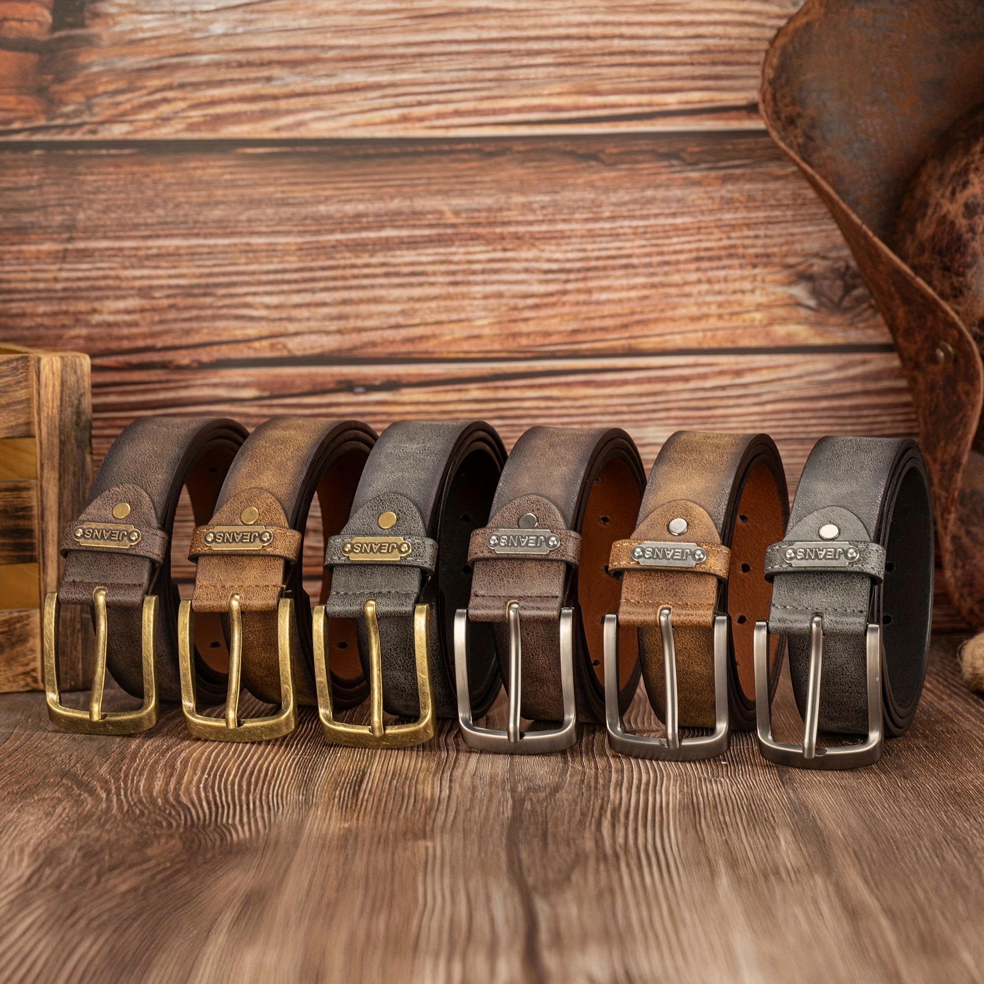 Ceinture Tressée en Simili Cuir pour Homme Henri — visuel 1