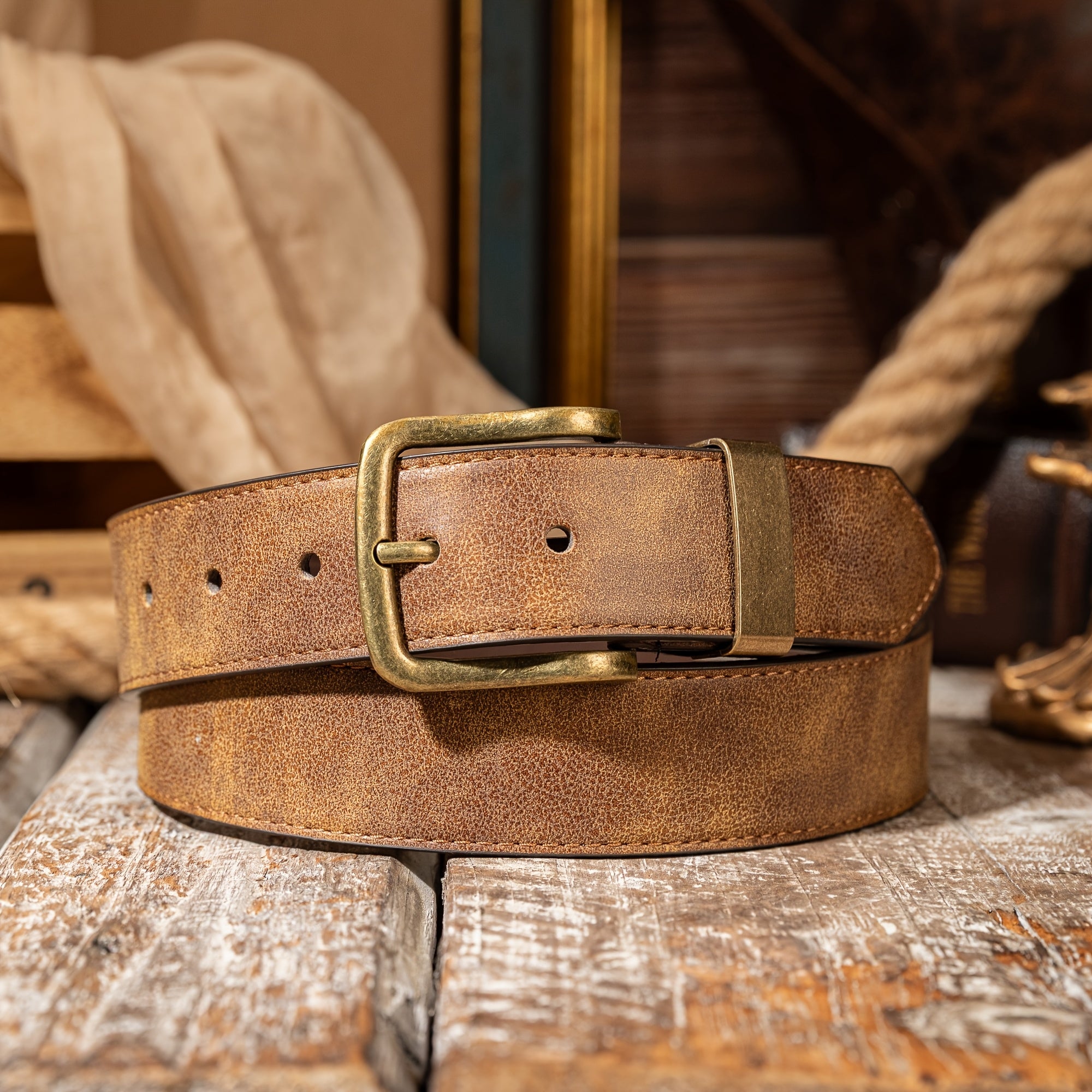Ceinture Tressée en Simili Cuir pour Homme Louis — visuel 6