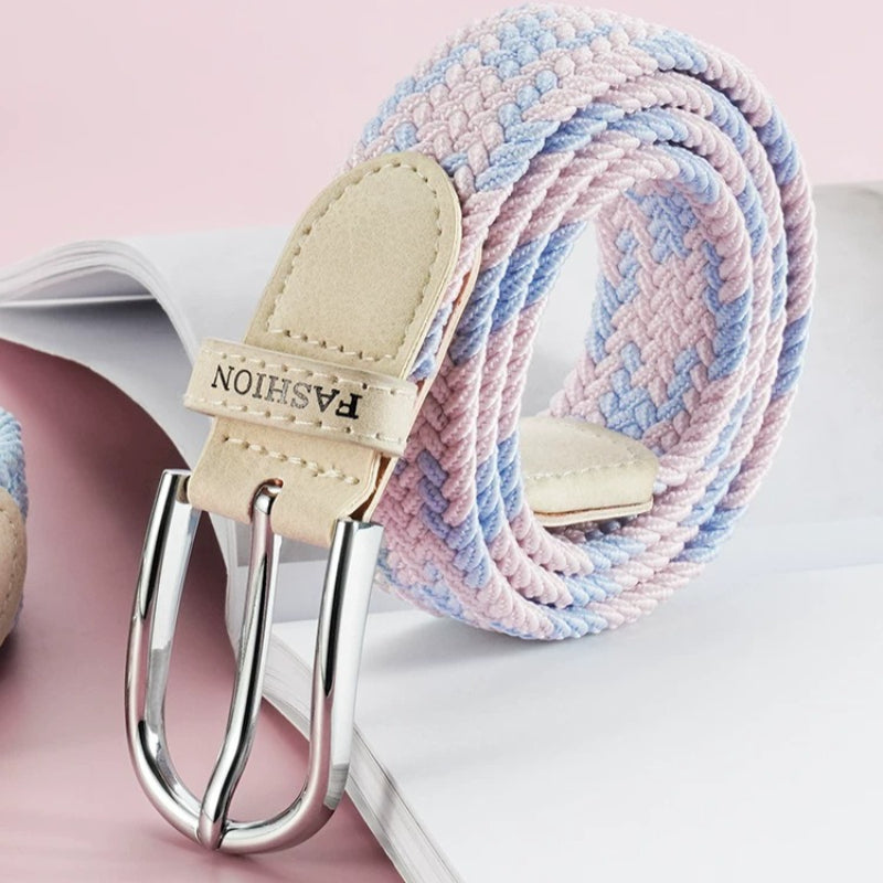 Ceinture Tressée en Tissu pour Femme Armelle — visuel 3