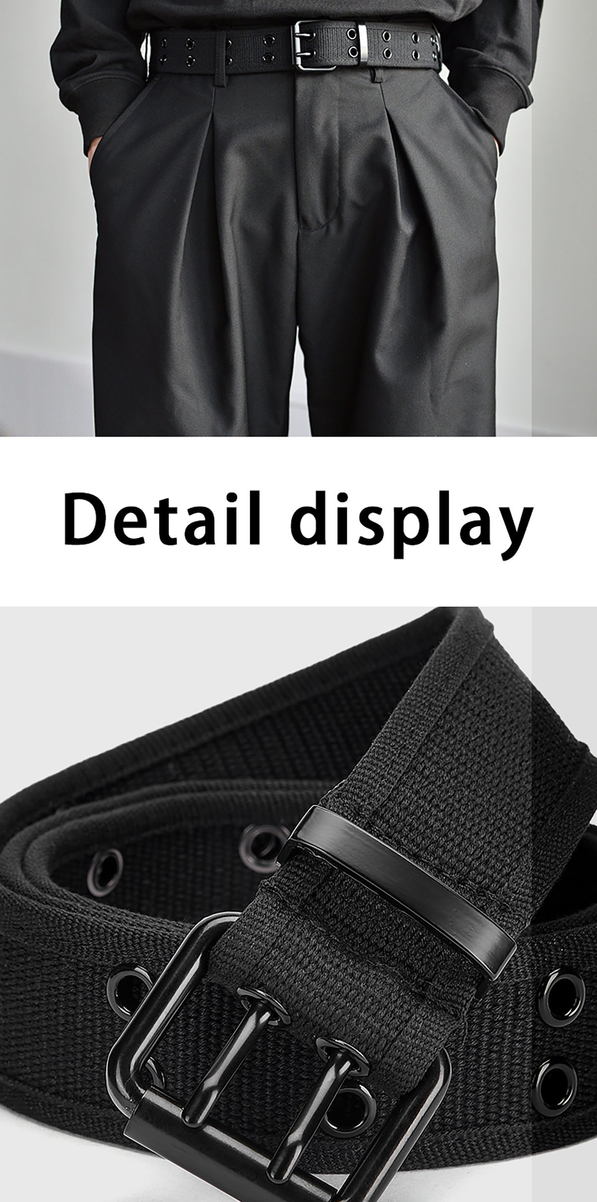 Ceinture Tressée en Tissu pour Homme Coventry — visuel 5