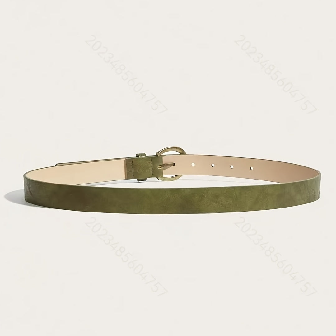 Ceinture Verte en Simili Cuir pour Femme Céleste — visuel 1