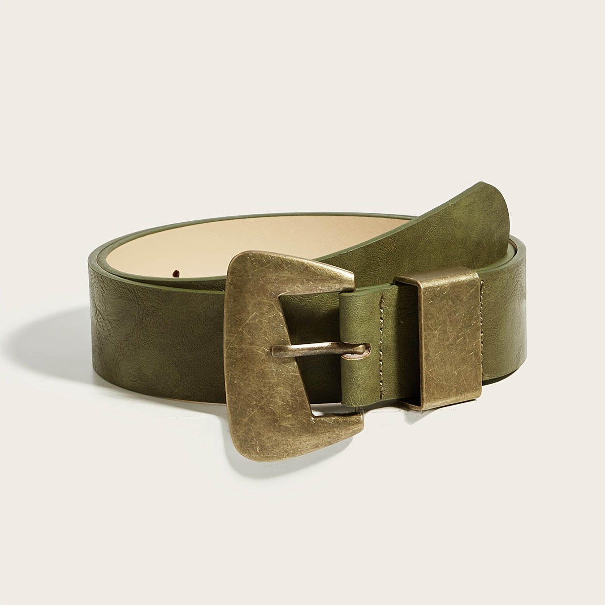 Ceinture Verte en Simili Cuir pour Femme Edwige — visuel 1